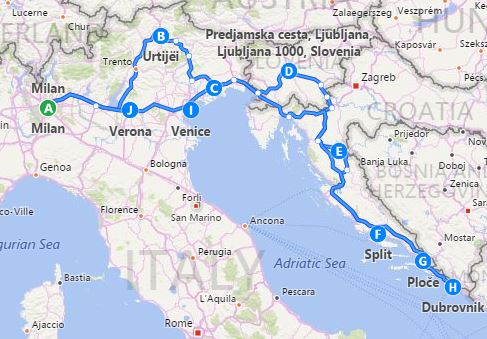 Italy Slovenia Croatia